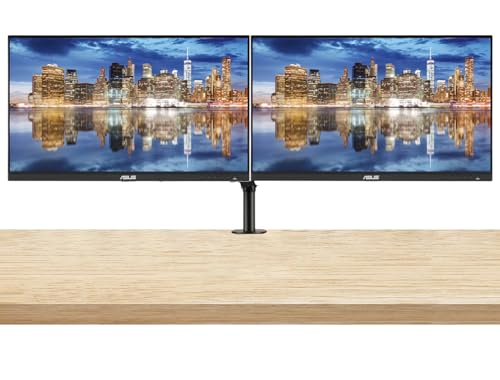 Image of Asus ProArt PA278CGV 27-inch 1440P 2K QHD 144 Hz 5 ms Professional Monitor, 2-Pack Bundle with USB-C 90W PD, DisplayPort, HDMI, USB Hub, Integrated Speakers and Desk Mount Dual Monitor Stand