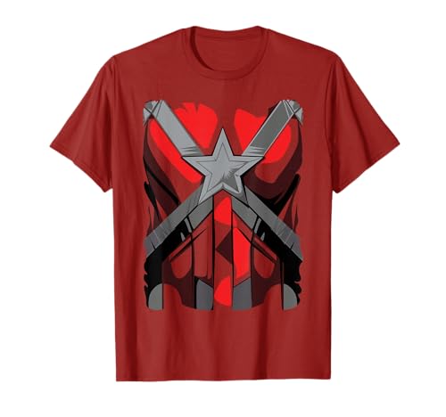 T-shirt Black Widow Red Guardian Marvel pour costume cosplay