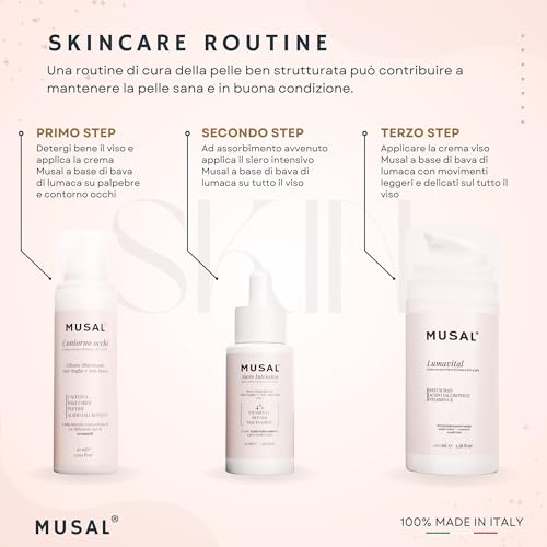 Musal 100ml Crema Viso Bava di Lumaca Bio al 98%