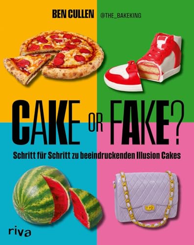 Cake or Fake: Schritt für Schritt zu beeindruckenden Illusion Cakes | Kreative, hyperrealistische Kuchen-Designs und Motivtorten einfach nachbacken: Pizza, Fußball und Co für 24,00 EUR (-28%) statt 14,99 EUR bei amazon.de Bild: Cake or Fake: Schritt für Schritt zu beeindruckenden Illusion Cakes | Kreative, hyperrealistische Kuchen-Designs und Motivtorten einfach nachbacken: Pizza, Fußball und Co für 24,00 EUR (-28%) statt 14,99 EUR bei amazon.de