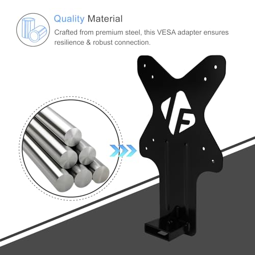 Adaptateur VESA pour écran HP 27er 25es 24f - Kit de fixation rapide noir x2 - 2