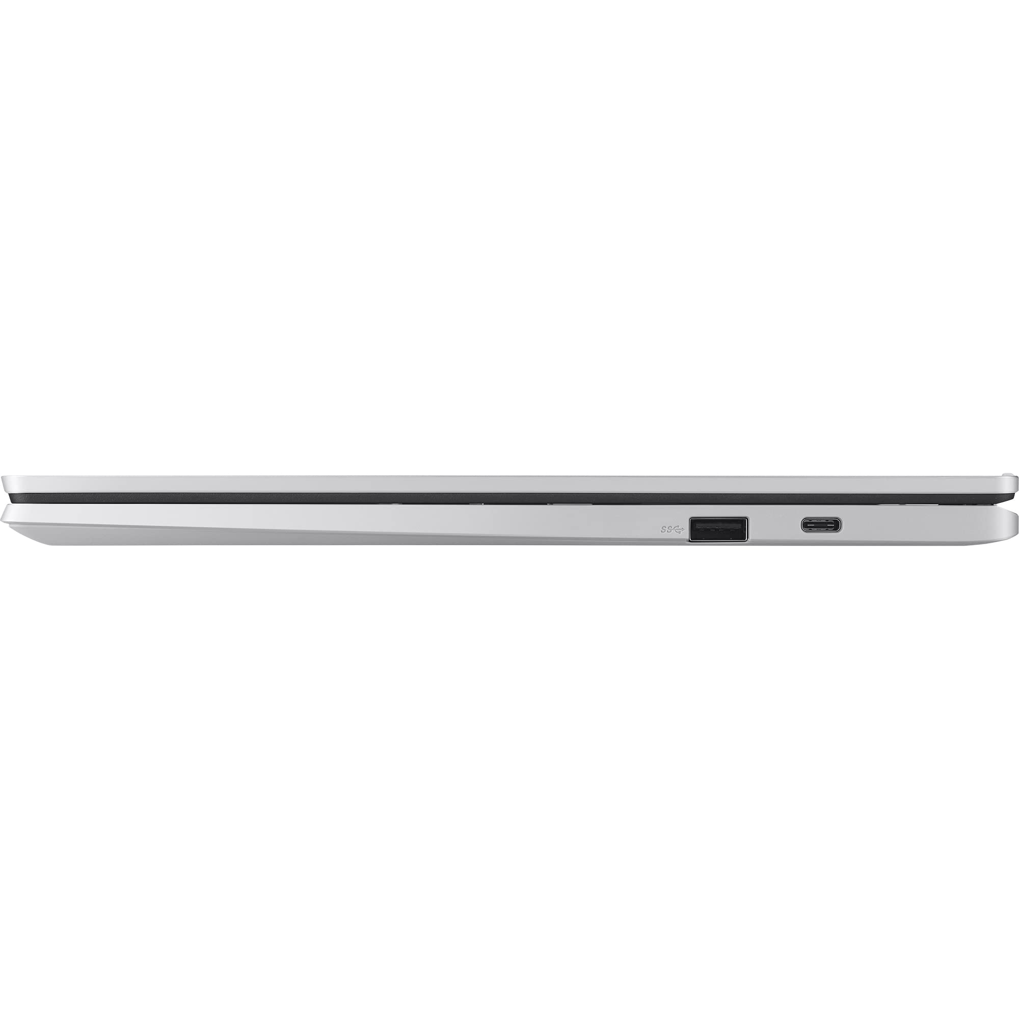 ASUS Chromebook 14 | 14" HD Anti-Glare Display | Intel Celeron N3350 | 8GB RAM | 64GB eMMC | Intel HD Graphics 500 | ChromeOS | QWERTZ Tastatur | Transparent Silver