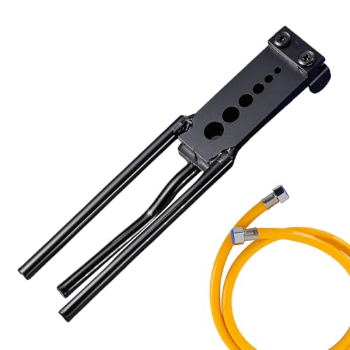 Alicates de reparación de tubos, herramienta manual para redondear tubos con 6 agujeros para reparación de refrigeración, diámetro de fontanería de 0.16/0.20/0.28/0.35/0.43/0.51 pulgadas