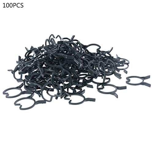 Betrothales Plant Clips 100Pcs Strong Stable Plant Clips For Plant Chic Stems Keep Sale Garden Daily Use Product (Color : Colour, Size : Size)
