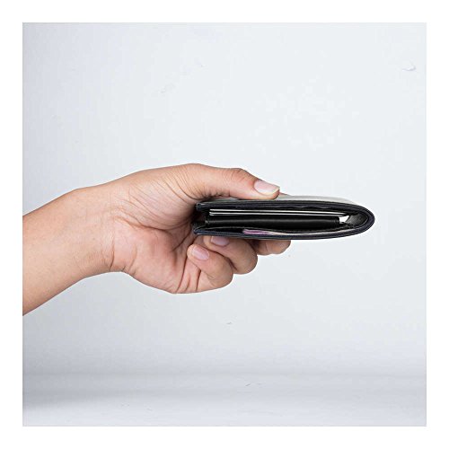 Image of DailyObjects Classic Bifold Wallet for Men | Genuine Leather Material | Holds up to 8 Credit /Debit /ATM Cards | Slim & Easy to Fit | Coin Pocket with Button Closure | Handcrafted Money Purse