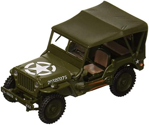 Cararama 1: 43 1/4 Ton Military Vehicle Soft Top (Green) Diecast Vehicles