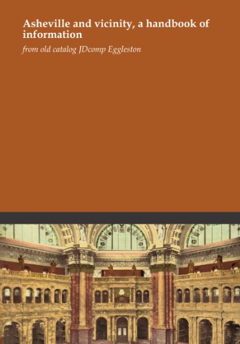 Asheville and vicinity, a handbook of information