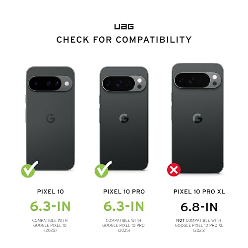 Coque Google Pixel 10 UAG Pathfinder robuste transparente et noire anti-rayures avec Pixelsnap - 2