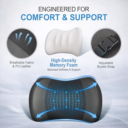 Lofty Aim PU Leather Lumbar Pillow