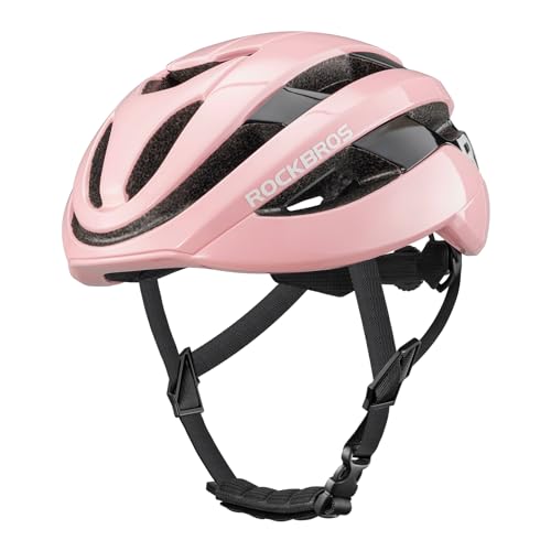 ROCKBROS Cykelhjälm Sporthjälm Universell Mountainbike Lättviktscykelhjälm för Kvinnor och Män Andningsbar för Mountainbikes Landsvägscyklar Unisex Vuxna M 54–58 cm/L 58–62 cm