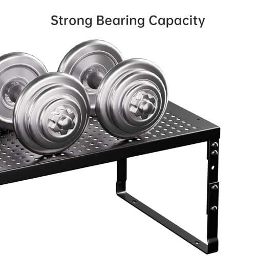 Image of Expandable Adjustable Stackable Kitchen Organizer,Pantry Storage Shelves Racks,for cabinets Shelf, Kitchens, countertops, bathrooms,RV(1Pack /Black,Medium)