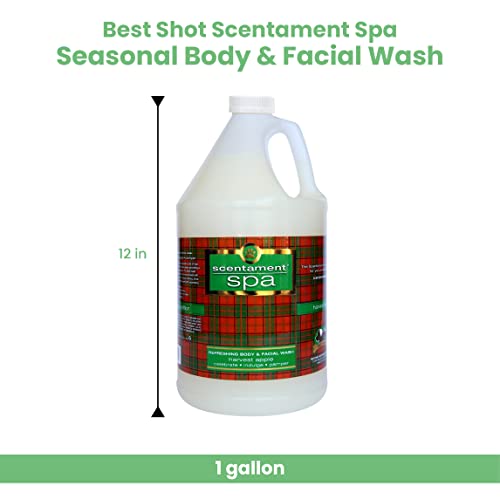 Image of Best Shot Scentament Spa Seasonal Facial & Body Wash, Harvest Apple, 1 Gallon