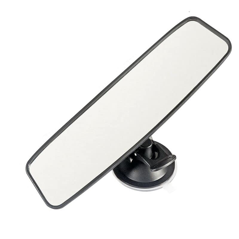 Rear View Mirror for Driving Test 24 X 6.5cm, Universal Thickened Anti-glare HD Car Mirror, Interior Mirror for Driving Test Adhesive Suction Cup, Car Mirror Baby Rear View(white)