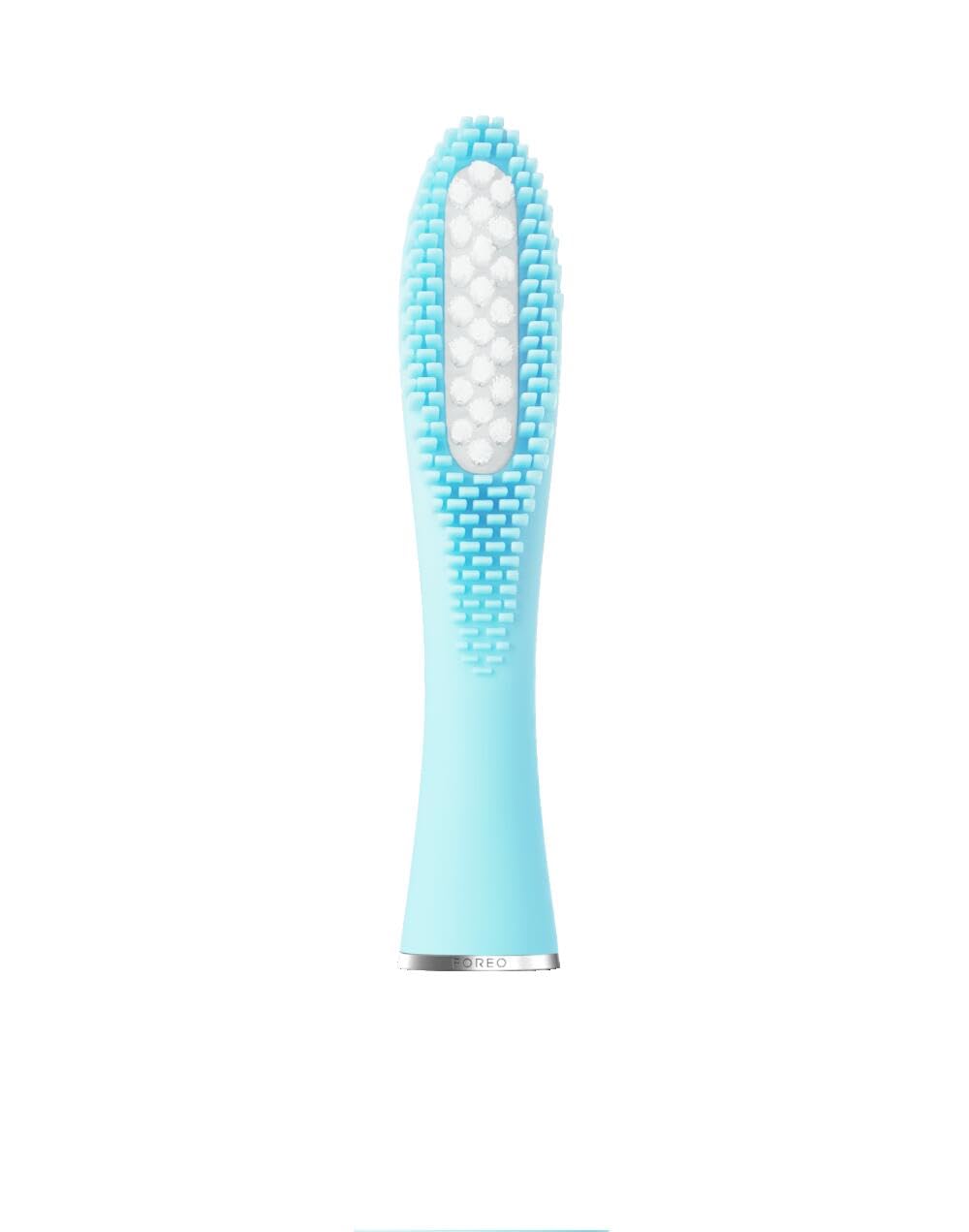 FOREO ISSA Hybrid Wave Brush Head, Medium Silicone & PBT Polymer Bristles, 6 Months Durable, Replaceable, Mint