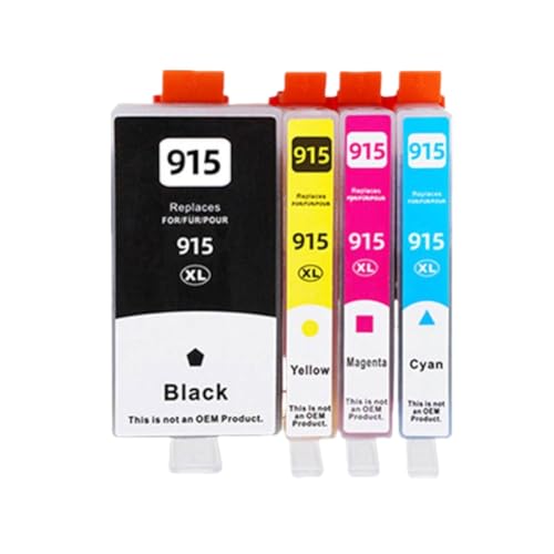 Cartouche d'encre 915XL compatible OfficeJet Pro 8020 pour le télétravail