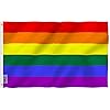 ANLEY Fly Breeze 3×5 Foot (90×150 cm) Rainbow Flag – Levendige kleuren en UV-vervagend – Canvaskop en dubbel gestikt…