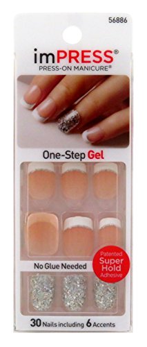 KISS Broadway Nails Impress Press-On Manicure Kit, 30 ea (Pack of 2)
