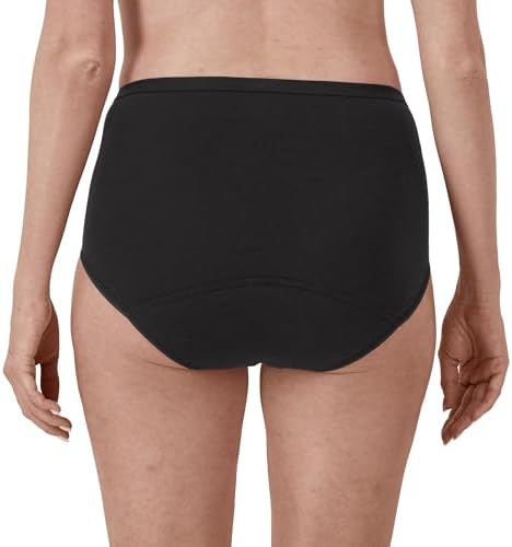 Hanes Women's Comfort, Period. Briefs, Super Leak Post-Partum & Period Underwear, 3-Pack - 2