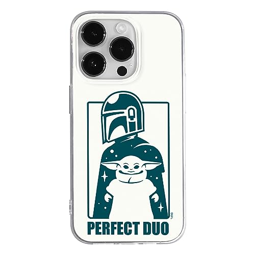 ERT GROUP mobile phone case for Iphone 14 PRO original and officially Licensed Star Wars pattern Baby Yoda 034 optimally adapted to the shape of the mobile phone, case made of TPU