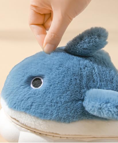 Women's & Men's Cotton Plush Animal Slippers - Warm Indoor & Outdoor Shoes for Winter3