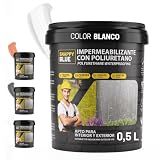 0,5L Revestimiento Sellador Impermeabilizante Híbrida Poliuretano BLANCO