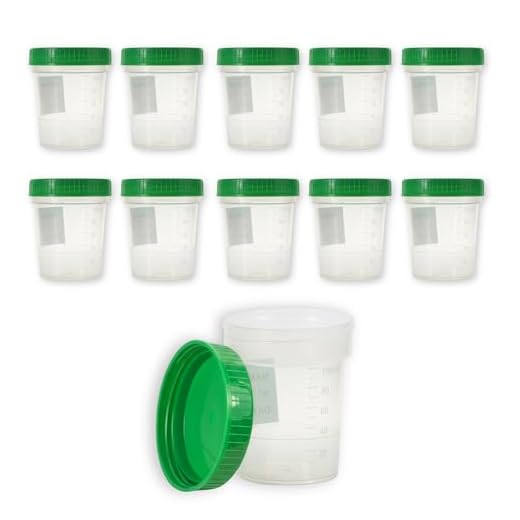 Robuste Urinbecher mit Schraubdeckel