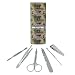 India Elephant Peacock Owl Pattern Stainless Steel Manicure Pedicure Grooming Beauty Care Travel Kit