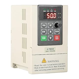 Jadeshay Transformateur Triphasé à Monophasé Variateur de Fréquence 220V Monophasé vers 220V Triphasé Convertisseur de Fréquence pour Moteur VFD pour 0.75 KW Contrôle de Vitesse de Moteur