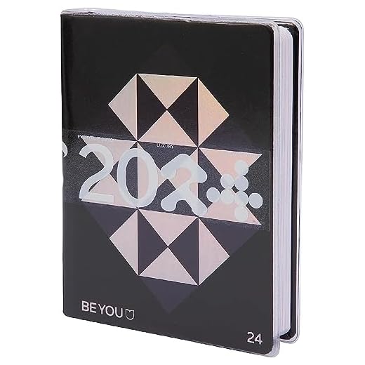 Agenda escolar Be You Best Friend 2022/2023 Agenda de fecha, 12 meses, bolsillo de 16 x 12 cm + bolígrafo de colores y pulsera de amistad