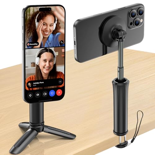 Toaksi Phone Holder Stand for Desk,Adjustable Phone Holder for Recording,iPhone
