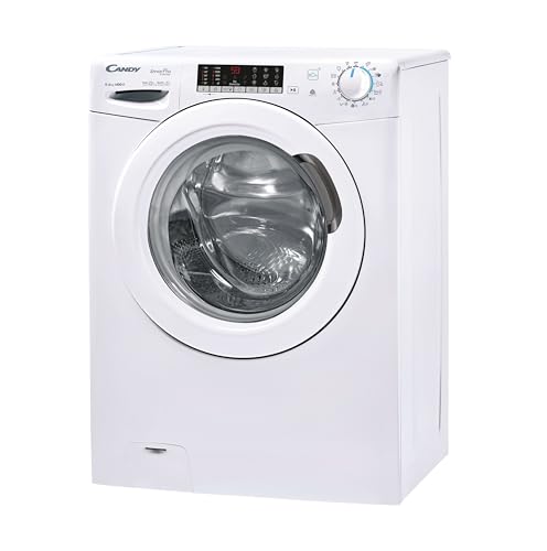 Candy Smart Pro Inverter CSOW4966TWM1-S, Lavasciuga a carica frontale, 9+6 KG, Classe A, 1400 giri, 76 dB, Cicli Rapidi, 17 programmi, Bianco, AxLxP 85x60x58 cm - Immagine 1