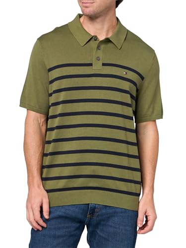 Image of Tommy Hilfiger Men's Lightweight Cotton Knit Short Sleeve Polo Shirt