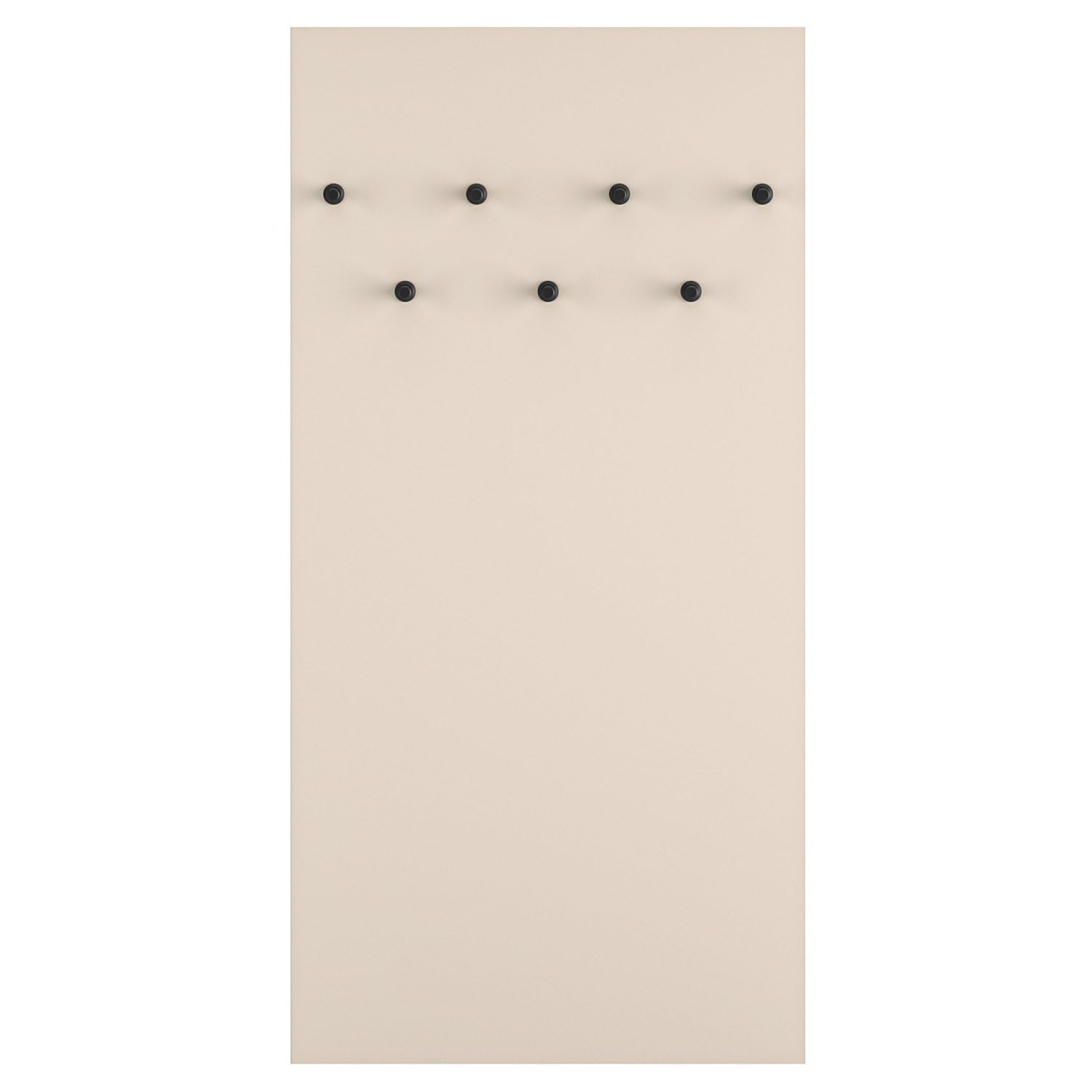 Porte-manteau mural Caletto beige pour organiser une entrée familiale moderne et accueillante