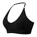 JokeLomple Reggiseni a Schiena Bassa Donna - Reggiseno Trasparente Incrociato Dietro Reggiseno Donna con Chiusura Frontale Bra Push-up Halter Bra vestibilità Regular Reggiseno Invisibile con Ferretto