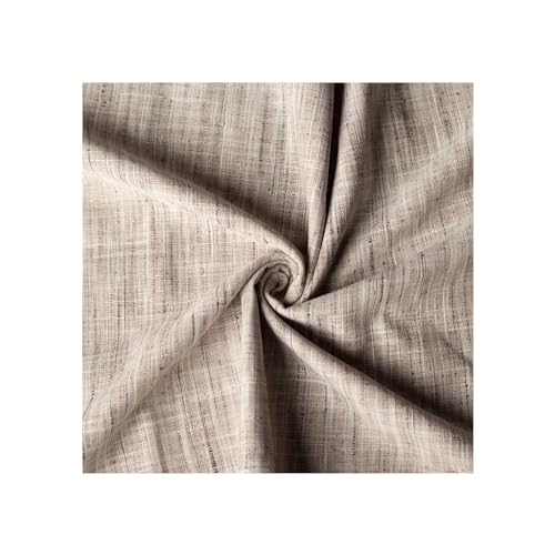 Image of Unstitched Cotton Fabric for Men and Women - Light Weight Self Pattern Khadi Cotton Fabric Material (3.5 Meter, Jasmine White)