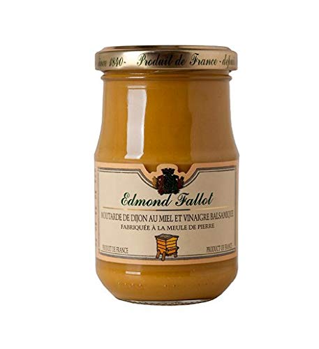Mostaza de Dijon con miel y vinagre balsámico 210 g, Caja 12 unidades