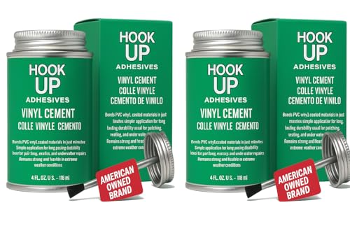 Pegamento adhesivo vinilo impermeable HOOK UP 2 pack 4oz miniatura 1