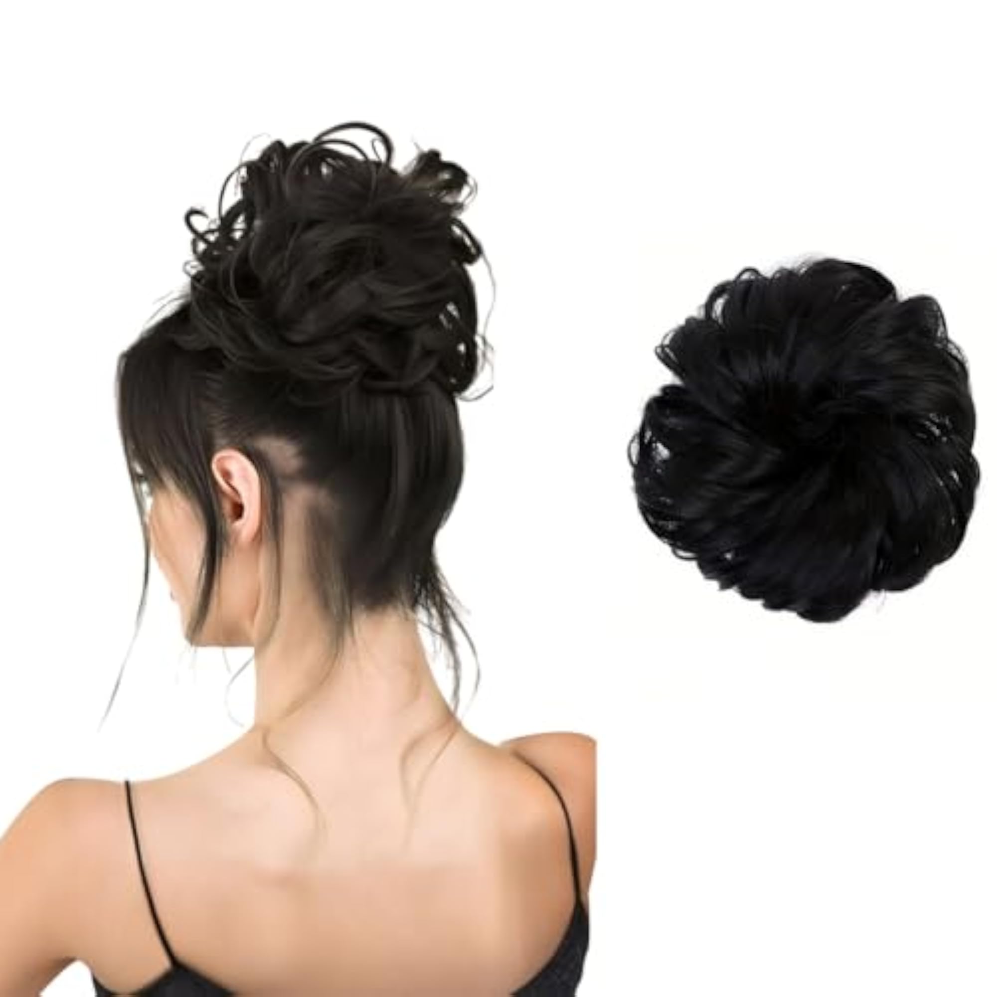 Synthetic Bun Extension and Wigs Juda for Girls