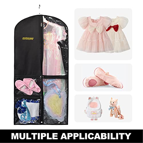 Waterproof Garment Bag By Gdtoolmmy - 39 Inch Dance Costume Garment Bag With Three Zipper Pockets For Weddings, Travel, And Storage - Protects Coats, Dresses, Jackets, And Shirts (1 Pack) #TOP3