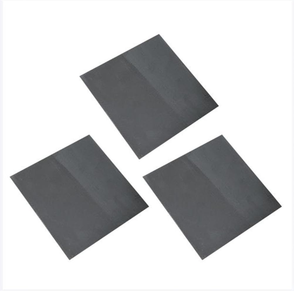 Płyta z folii grafitowej o wysokiej czystości do przewodzącego rozpraszania ciepła - 50 mm x 50 mm, grubość od 0,5 mm do 10 mm(Thickness 0.5mm 3pcs)