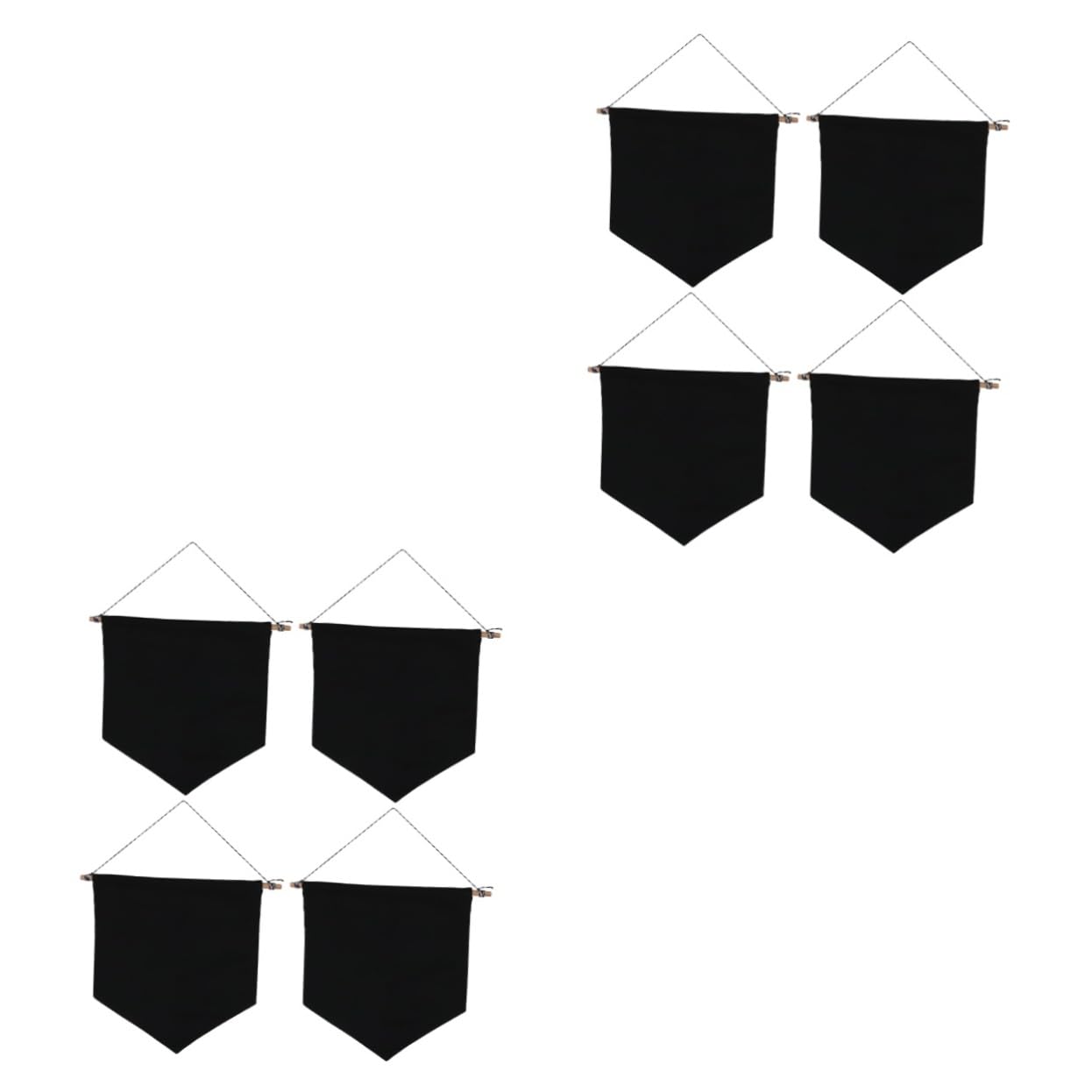 Organisateur de broches suspendues pour optimiser l'espace - Présentoir mural robuste, 8 pcs