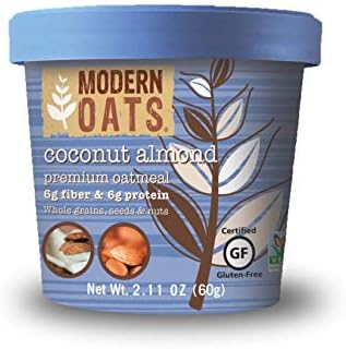 Modern Oats Coconut Almond Premium Oatmeal (Pack of 12)
