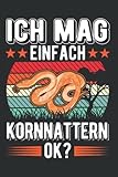 kornnatter kaufen ebay  Kornnatter Notizbuch: Ich mag einfach Kornnattern Geschenk / 6x9 Zoll / 120 karierte Seiten