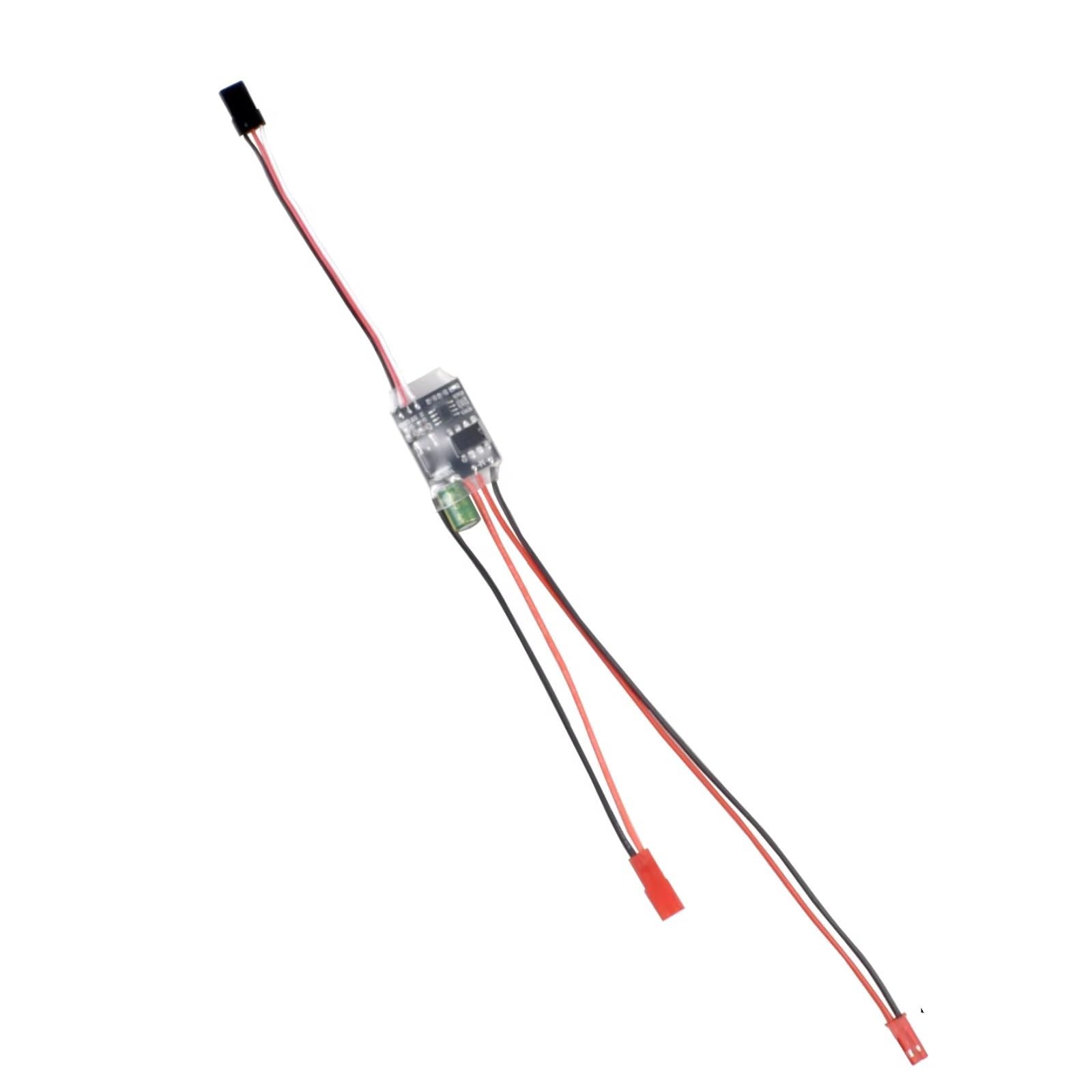 Controlador Velocidad ESC Cepillado Bidireccional Doble Vía 7A Motor Litio 2S-3S Piezas Repuesto Coche Teledirigido Modelo Accesorios sobre Orugas