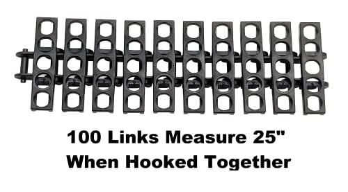 LEGO Technic Black Link Treads for Vehicle Building - 100 Pieces Per Package - Image 3