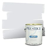 PRESTIGE Interior Paint and Primer in One, Hint of Gray, Flat, 1 Gallon