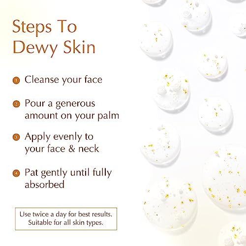 Bio-essence 24K Gold Face Toner – Pore Tightening, with Niacinamide, Hyaluronic Acid, Peptides & Antioxidants – Anti-Ageing, For All Skin Types, 100ml