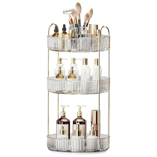 3-Tier Rotating Perfume Organizer