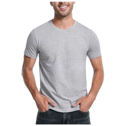 Camisetas Hombre Manga Corta Textura T-Shirts con Estampado de Letras cómoda y Absorbente para Corre Basic Deportivos Tops tee Verano Sueltos Todos los
