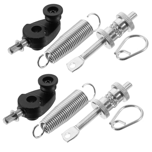 ERINGOGO 2pcs Hammer Spring Pedal Spring for Drum Pedal Snare Drum Bass Drum Pedal Replacement Parts Drum Foot Pedal Spring Cam Drum Pads Drum Percussion Parts Drum Foot Pedal Parts Metal